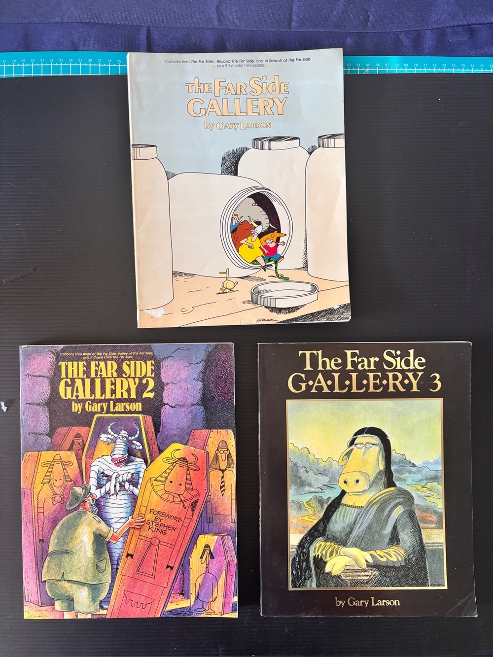 The Far Side Gallery 1-3 Gary Larson Paperback Books Lot of 3 Cartoon Comics